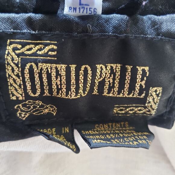 Vintage Wind Suit Tracksuit Lined Quilted Rhinestone Zipper Cuff Large Y2K - Picture 15 of 15